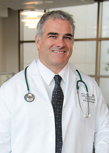 Dr. John Pablo, radiation oncologist and medical director of the Lewis Cancer & Research Pavilion Radiation Oncology Center.