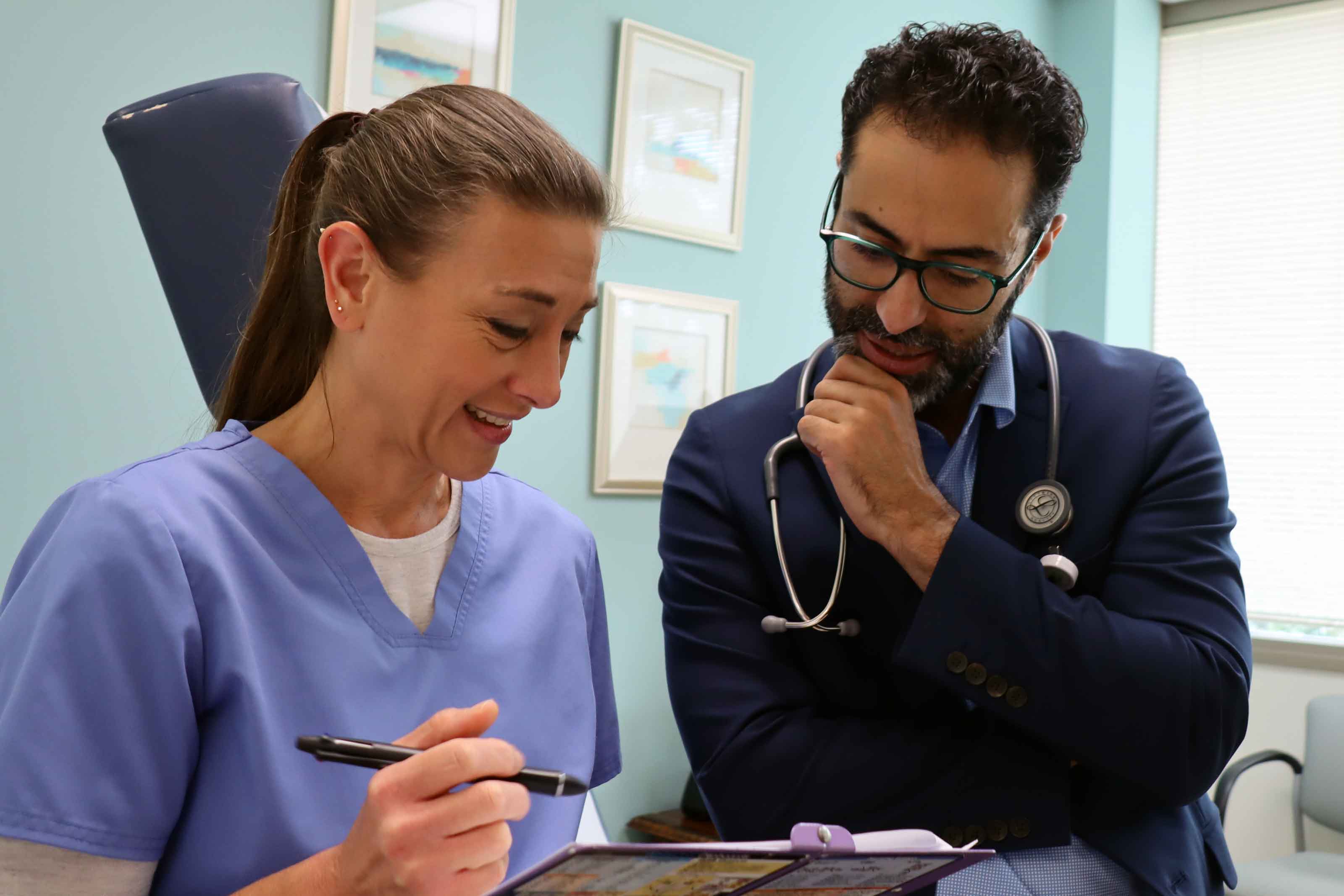 Dr. Ajaz Bulbul at the Lewis Cancer & Research Pavilion in Hinesville