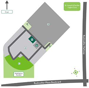 SJ/C Bluffton Campus map level 2