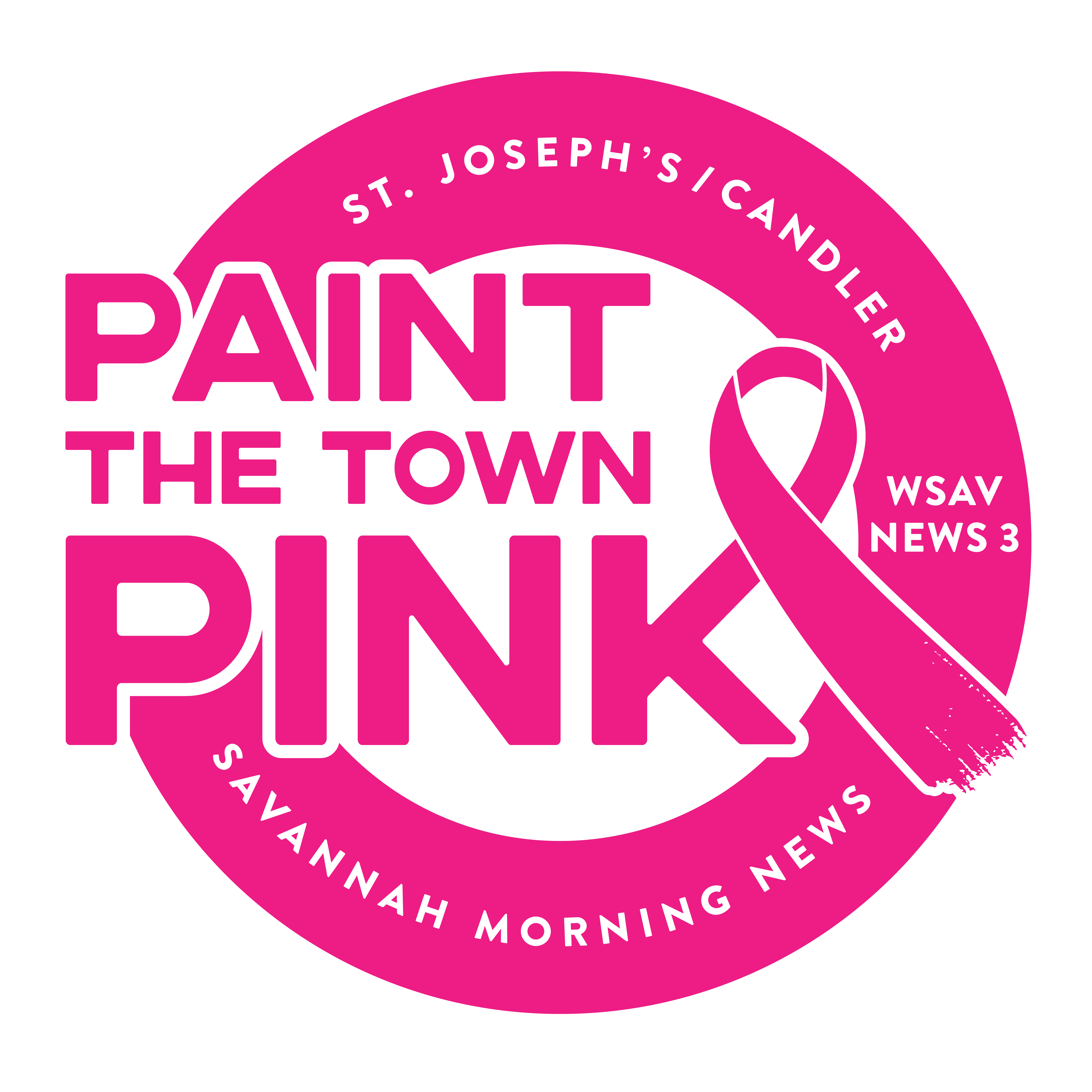 Paint the Town Pink 2026 logo for the Mobile Mammography's