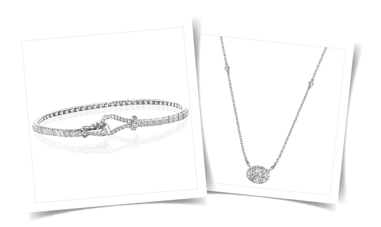 Diamond Dig bracelet and necklace
