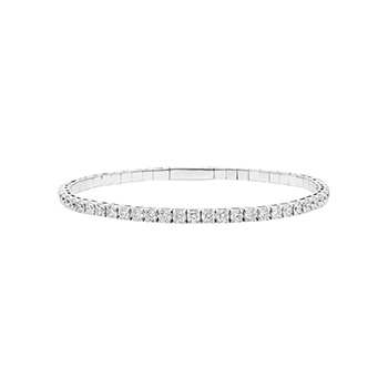 close up of a diamond bracelet