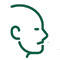 Head with a focus on the ear icon