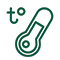 Temperature, thermometer icon