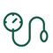 Blood pressure cuff icon