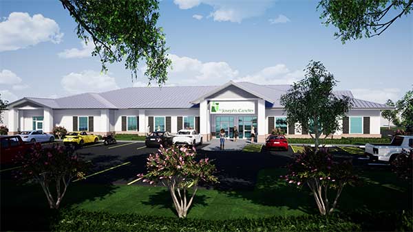 Rendering of urgent care building in Richmond Hill