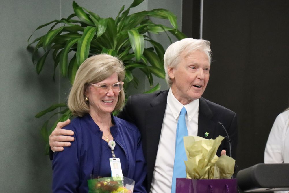 The 2026 James R. Lientz Award Winner Lisa Aliotta with President & CEO Paul P. Hinchey