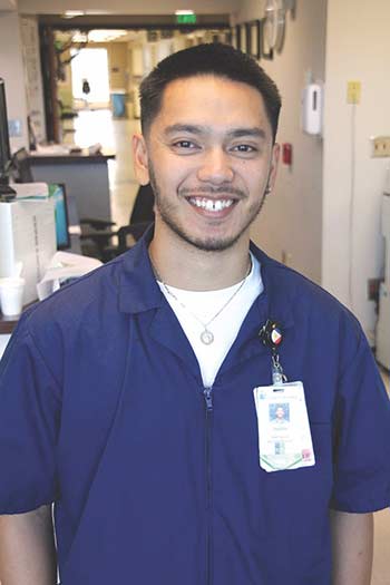 Justin Alonso, St. Joseph's nurse