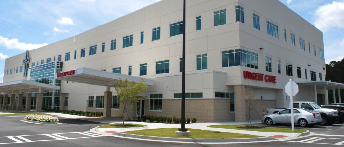 SJ/C Pooler Campus building with urgent care featured